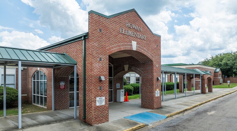Former Rowan High School (now Rowan Elementary) in Hattiesburg, MS