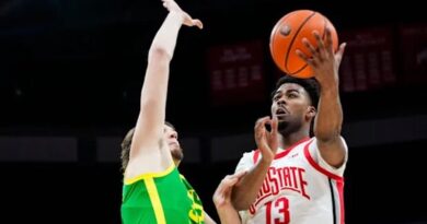 Ohio State forward Sean Stewart transfers to Oreogn