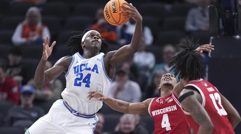 UCLA guard Sebastian Mack vs Wisconsin