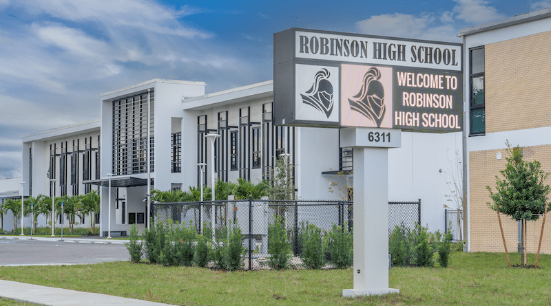 T.R. Robinson High School in Tampa, FL