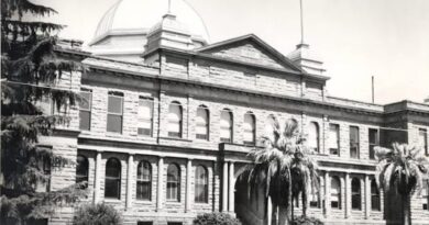 The old Stockton High School in Stockton, CA