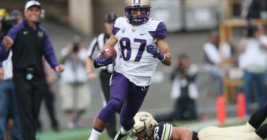 Former Washington Huskies wide receiver and punt returner Dante Pettis.