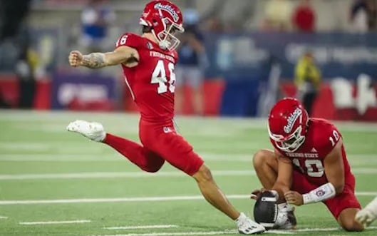 Fresno State kicker Dylan Lynch