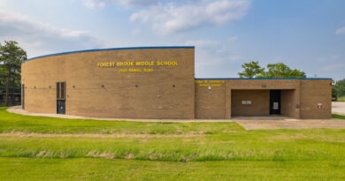 Former Forest Brook High School (now Forest Brook Middle School) in Houston, TX