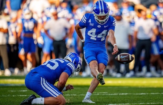 BYU kicker Will Ferrin