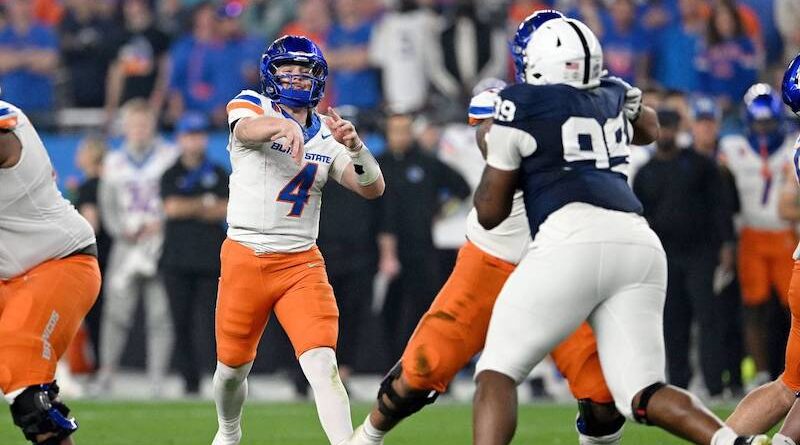 Boise State vs Penn State in the 2024-25 College Football Playoff