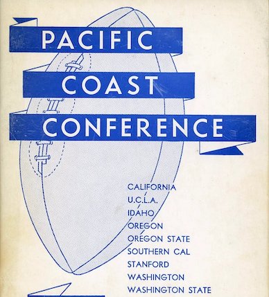 Pacific Coast Conference Press book Cover from 1956