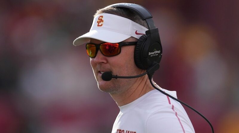 USC football head coach Lincoln Riley