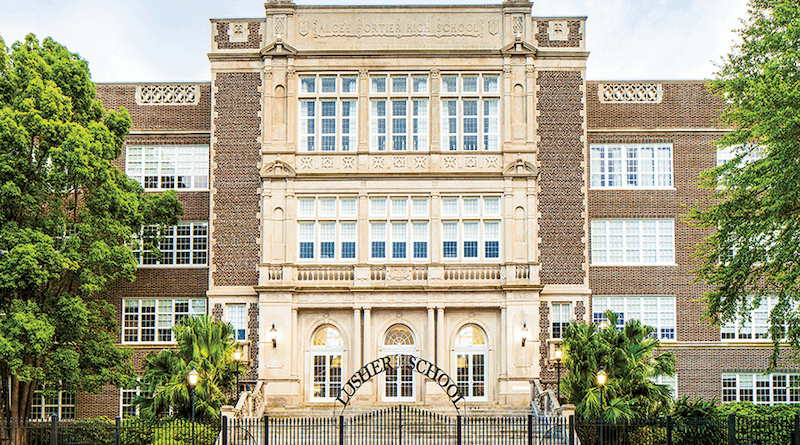 Former Alcee Fortier High School in New Orleans, LA