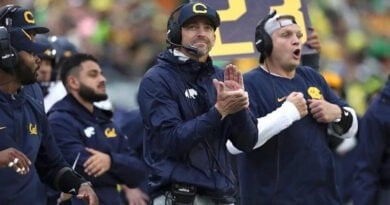 California football head coach Justin Wilcox