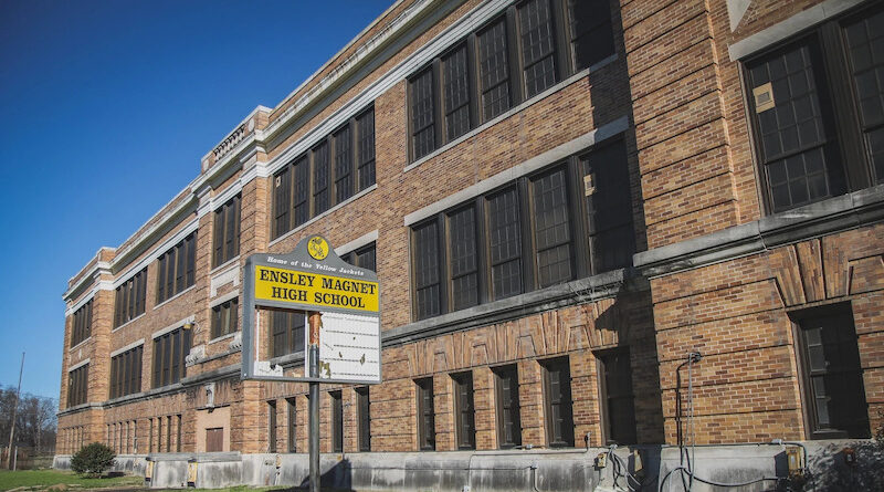 Former Ensley High School in Birmingham, AL