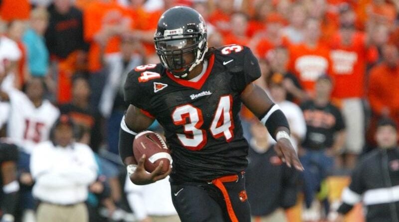 Former Oregon State running back Steven Jackson