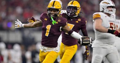 Arizona State defensive back Keith Abney