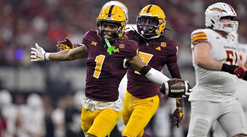 Arizona State defensive back Keith Abney