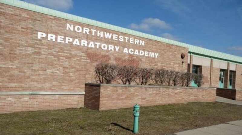 Former Northwestern High School in Flint, MI