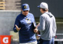 Cal general manager Ron Rivera and football head coach Justin Wilcox