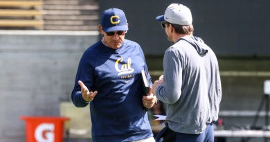 Cal general manager Ron Rivera and football head coach Justin Wilcox