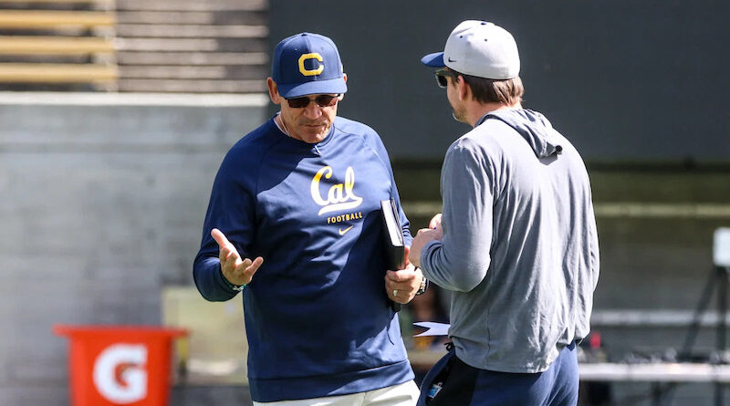 Cal general manager Ron Rivera and football head coach Justin Wilcox