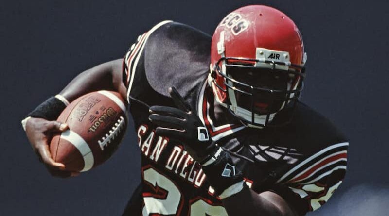 Former San Diego State running back Marshall Faulk