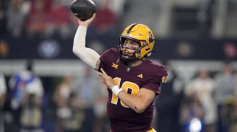 Arizona State quarterback Sam Leavitt