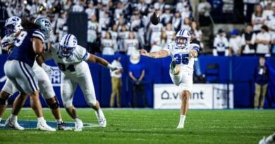BYU punter Sam Vander Haar