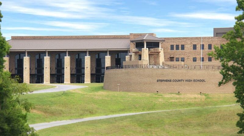 Stephens County High School in Toccoa, GA