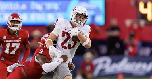 WSU tight end Trey Leckner