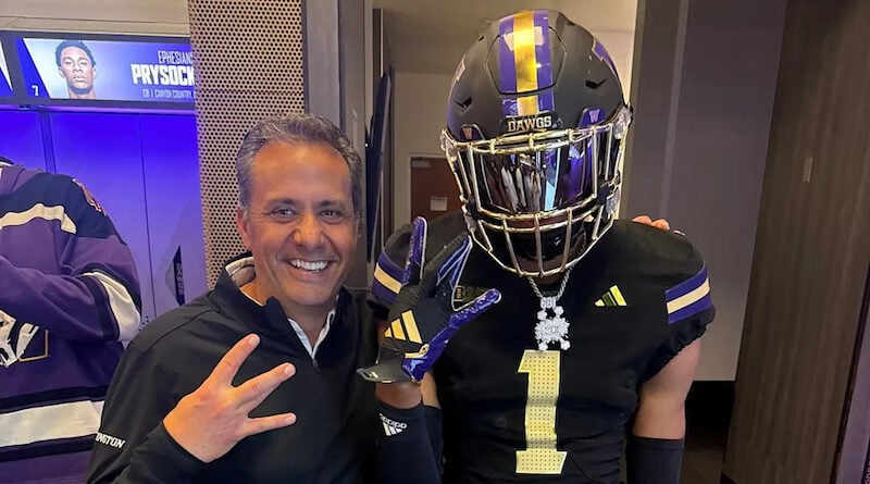 Washington football head coach Jedd Fisch