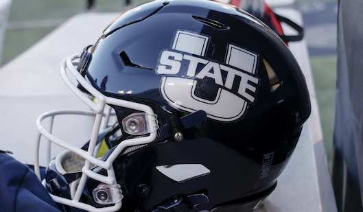 Utah State Aggies football helmet