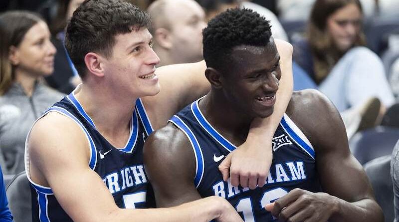 BYU Basketball players Keita and Boskovic