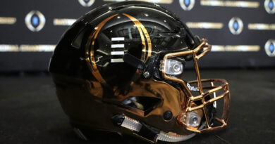 College Football Playoff helmet