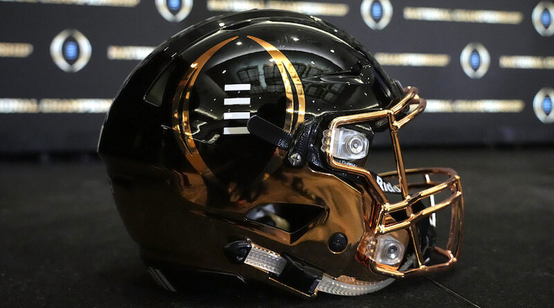 College Football Playoff helmet