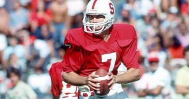 Former Stanford quarterback John Elway