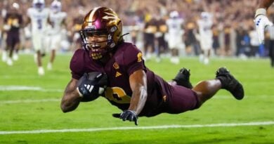 Arizona State wide receiver Jordan Tyson