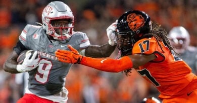 UNLV football vs Oregon State in 2024.