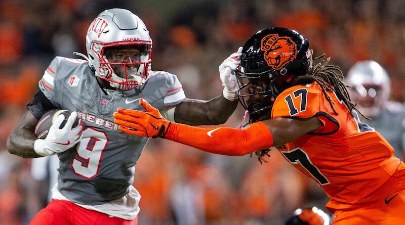 UNLV football vs Oregon State in 2024.