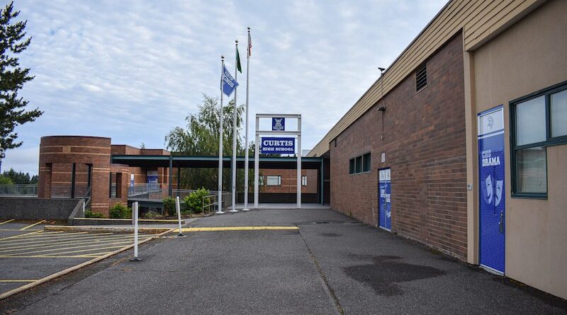 Curtis High School in University Place, WA