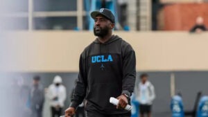 UCLA football head coach DeShaun Foster