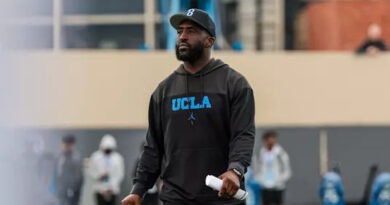 UCLA football head coach DeShaun Foster