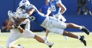 BYU football linebacker Isaiah Glasker