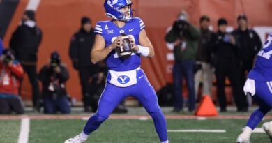 Former BYU quarterback Jake Retlzaff
