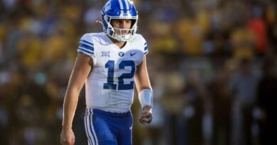 BYU quarterback Jake Retzlaff