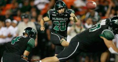 Hawai'i kicker Jason Elam