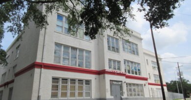 Former Joseph S. Clark High School in New Orleans, LA