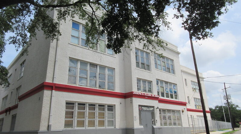 Former Joseph S. Clark High School in New Orleans, LA