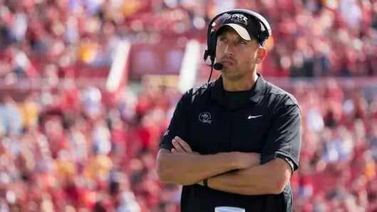 Iowa State head coach Matt Campbell