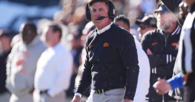 Oklahoma State football coach Mike Gundy