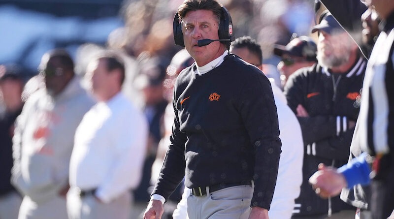 Oklahoma State football coach Mike Gundy