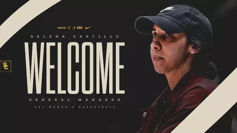 USC women's basketball GM Selena Castillo