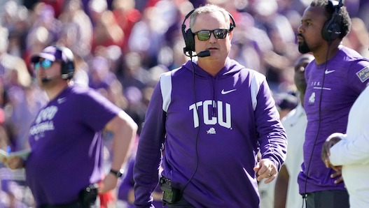 TCU head coach Sonny Dykes